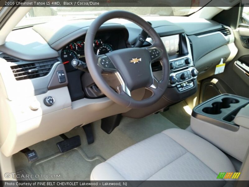 Black / Cocoa/Dune 2016 Chevrolet Tahoe LS 4WD