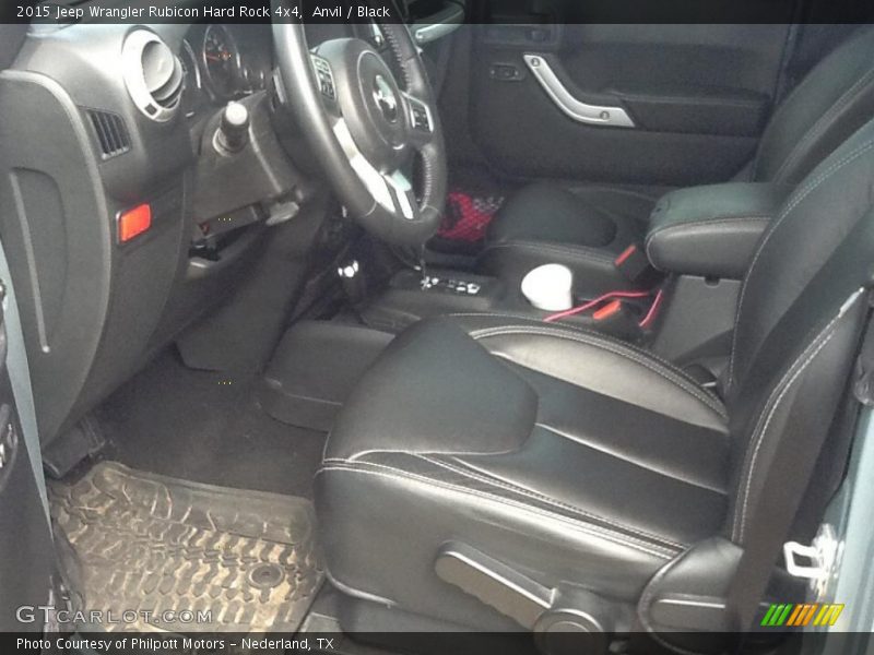 Anvil / Black 2015 Jeep Wrangler Rubicon Hard Rock 4x4