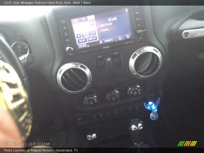 Anvil / Black 2015 Jeep Wrangler Rubicon Hard Rock 4x4