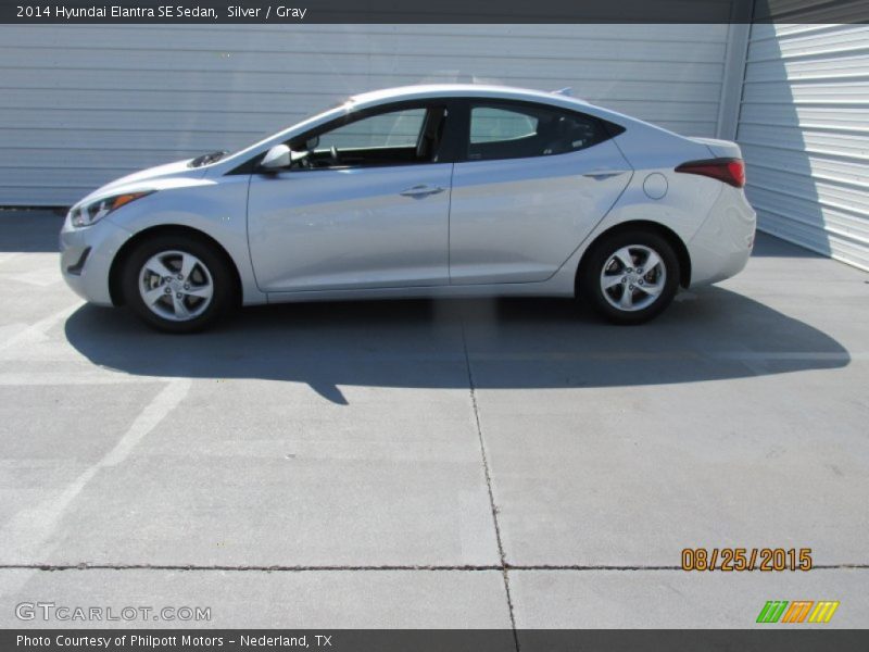 Silver / Gray 2014 Hyundai Elantra SE Sedan