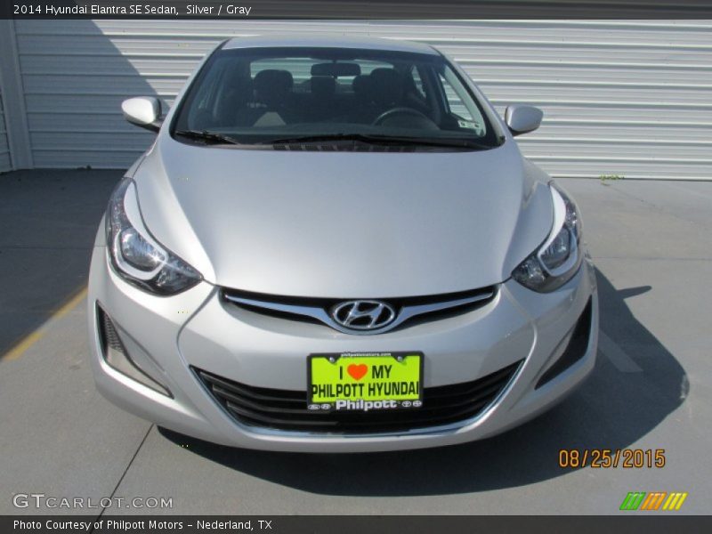Silver / Gray 2014 Hyundai Elantra SE Sedan