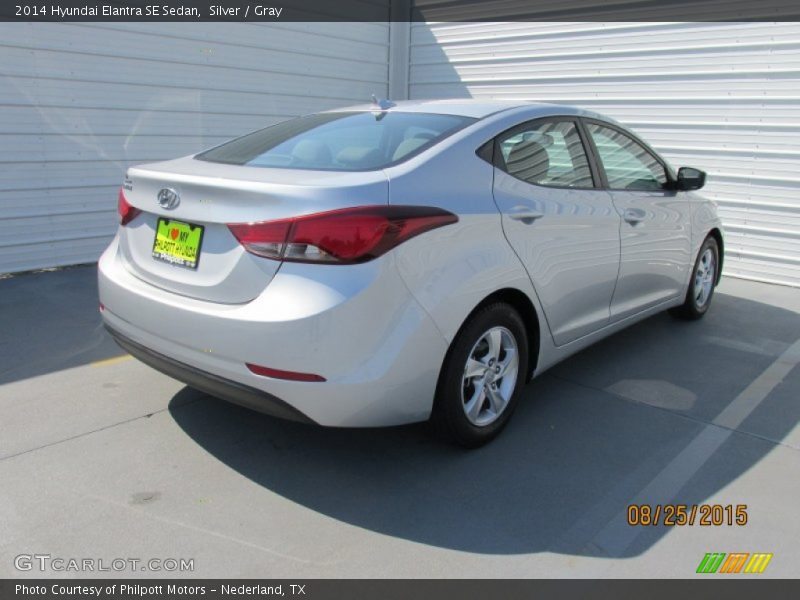Silver / Gray 2014 Hyundai Elantra SE Sedan