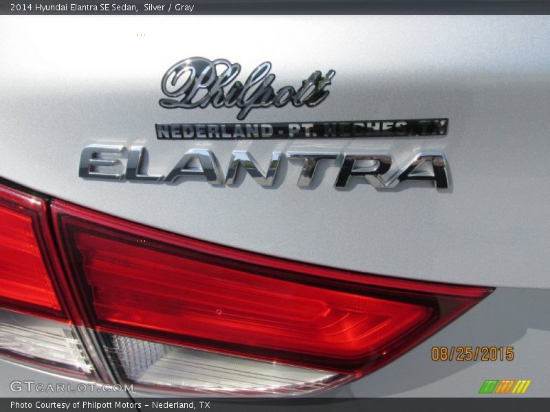 Silver / Gray 2014 Hyundai Elantra SE Sedan