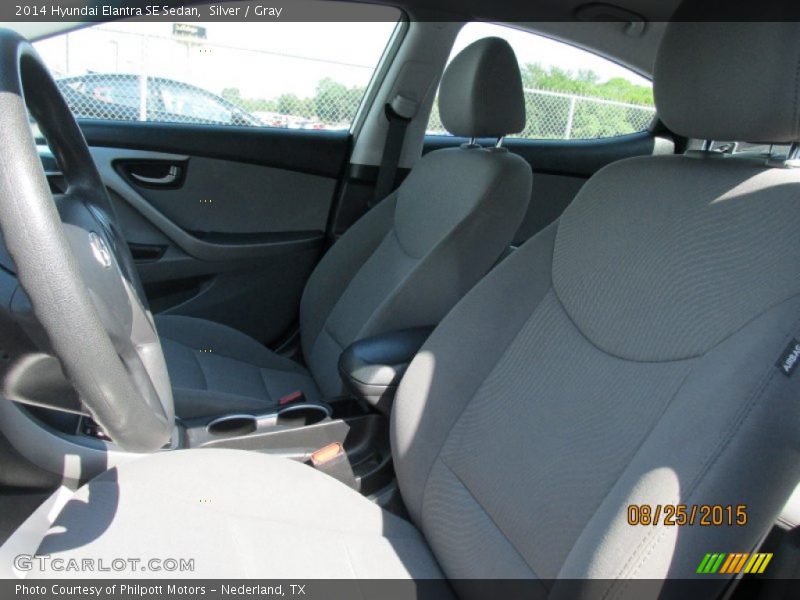 Silver / Gray 2014 Hyundai Elantra SE Sedan