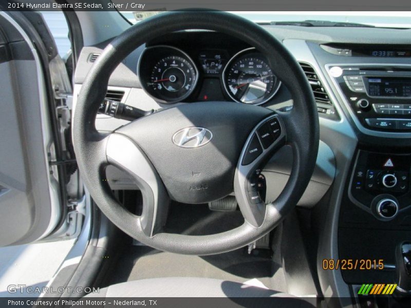 Silver / Gray 2014 Hyundai Elantra SE Sedan