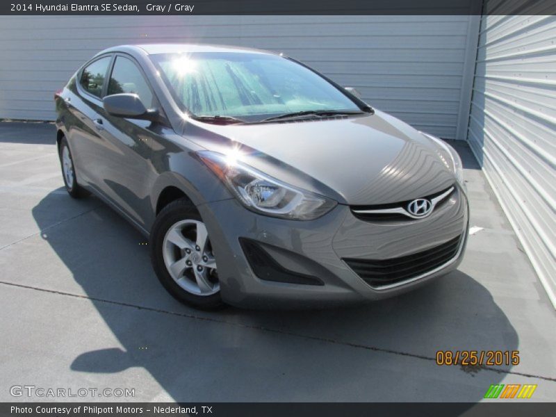 Gray / Gray 2014 Hyundai Elantra SE Sedan
