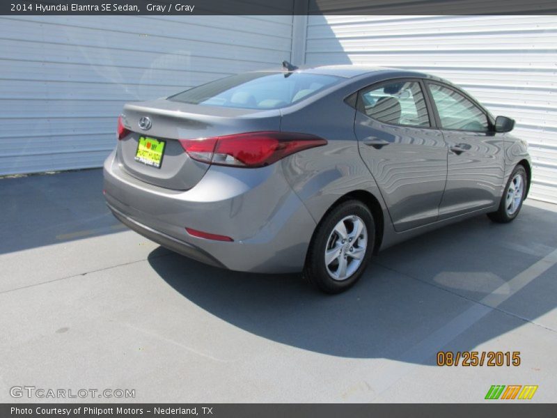 Gray / Gray 2014 Hyundai Elantra SE Sedan