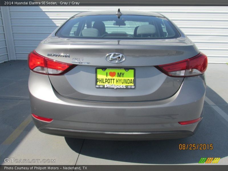 Gray / Gray 2014 Hyundai Elantra SE Sedan