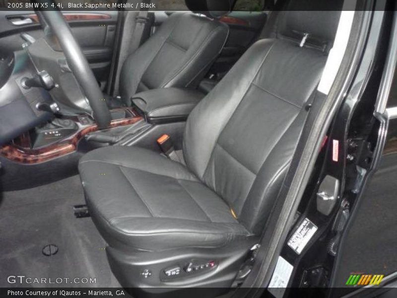 Black Sapphire Metallic / Black 2005 BMW X5 4.4i