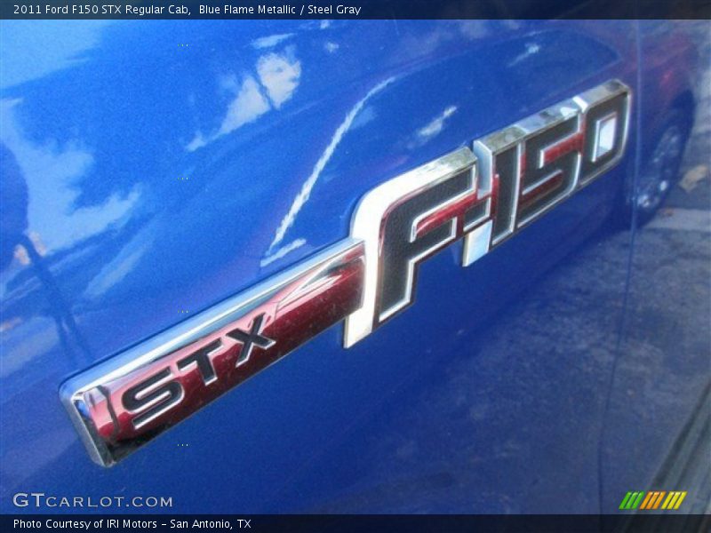 Blue Flame Metallic / Steel Gray 2011 Ford F150 STX Regular Cab