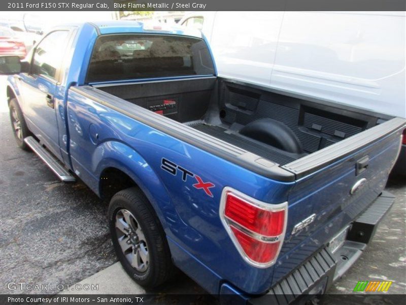 Blue Flame Metallic / Steel Gray 2011 Ford F150 STX Regular Cab