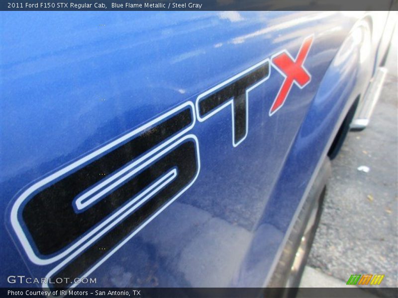 Blue Flame Metallic / Steel Gray 2011 Ford F150 STX Regular Cab