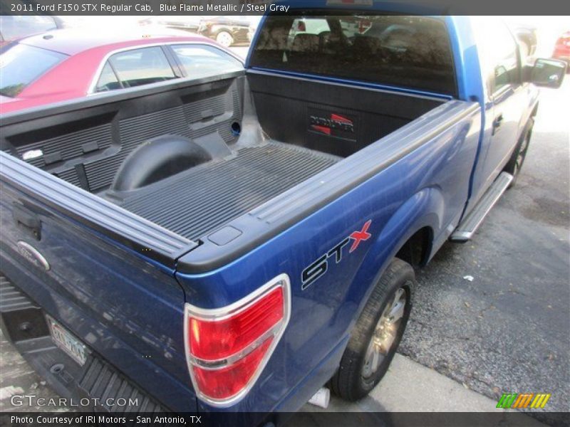 Blue Flame Metallic / Steel Gray 2011 Ford F150 STX Regular Cab