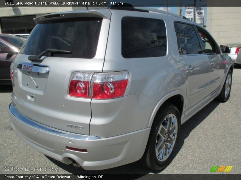 Quicksilver Metallic / Light Titanium 2011 GMC Acadia Denali AWD