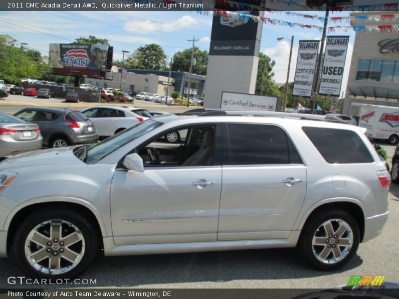 Quicksilver Metallic / Light Titanium 2011 GMC Acadia Denali AWD