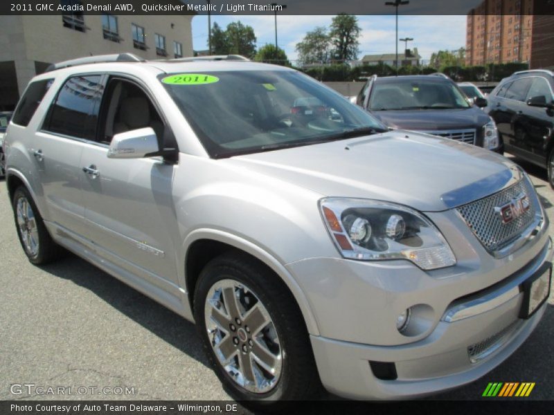 Quicksilver Metallic / Light Titanium 2011 GMC Acadia Denali AWD
