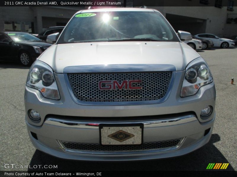 Quicksilver Metallic / Light Titanium 2011 GMC Acadia Denali AWD