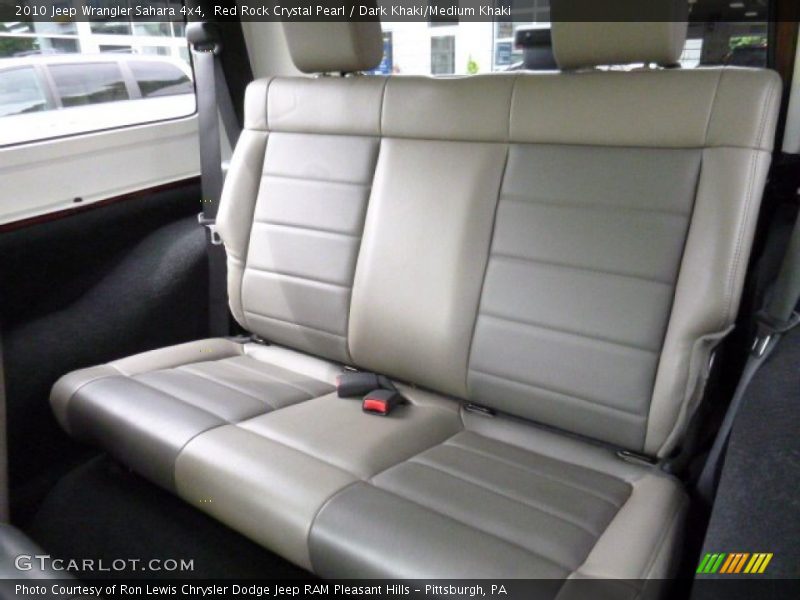 Red Rock Crystal Pearl / Dark Khaki/Medium Khaki 2010 Jeep Wrangler Sahara 4x4