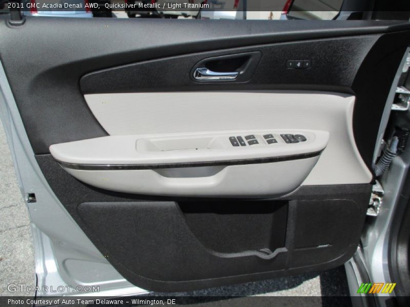 Quicksilver Metallic / Light Titanium 2011 GMC Acadia Denali AWD