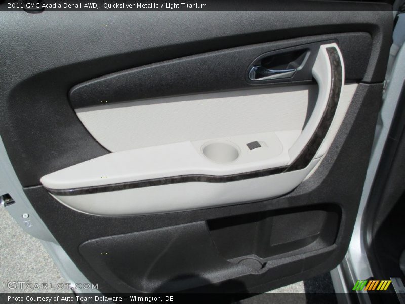 Quicksilver Metallic / Light Titanium 2011 GMC Acadia Denali AWD