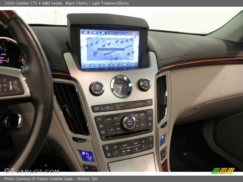 Black Cherry / Light Titanium/Ebony 2009 Cadillac CTS 4 AWD Sedan