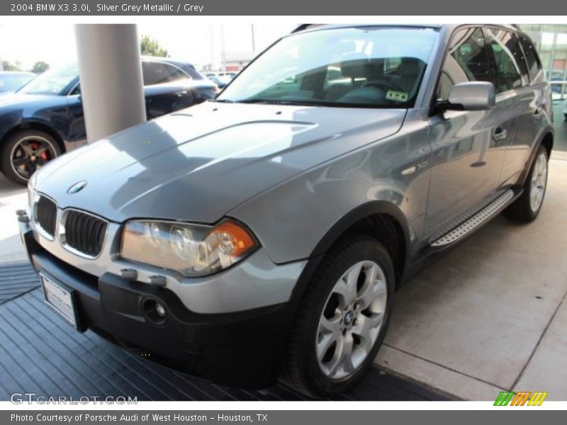 Silver Grey Metallic / Grey 2004 BMW X3 3.0i