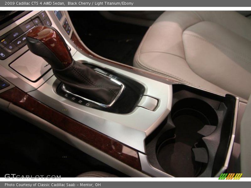 Black Cherry / Light Titanium/Ebony 2009 Cadillac CTS 4 AWD Sedan