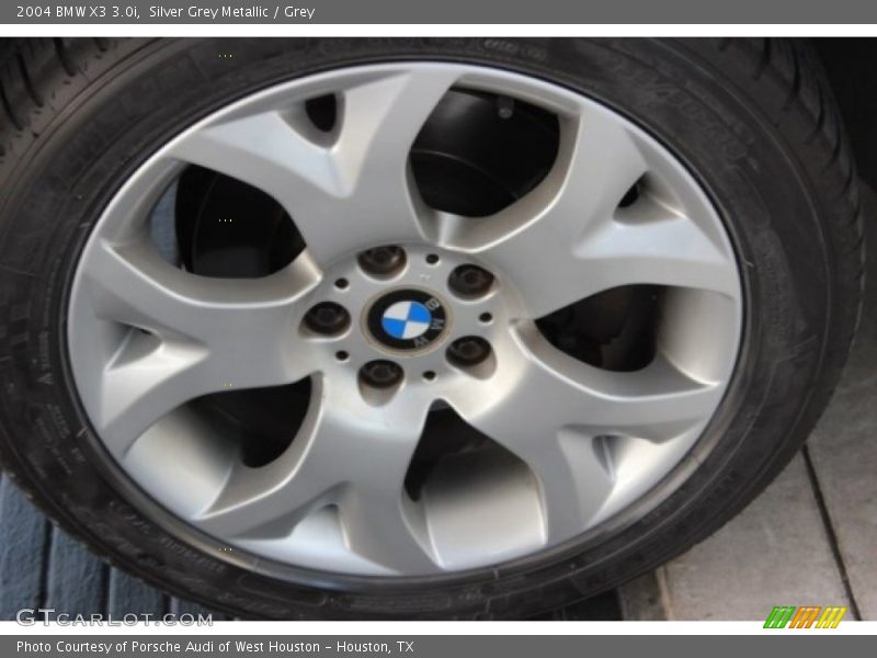 Silver Grey Metallic / Grey 2004 BMW X3 3.0i