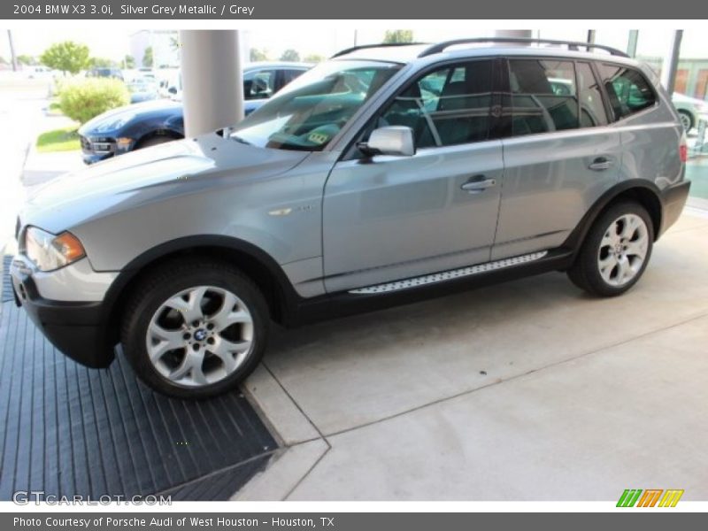Silver Grey Metallic / Grey 2004 BMW X3 3.0i