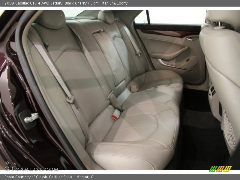 Black Cherry / Light Titanium/Ebony 2009 Cadillac CTS 4 AWD Sedan