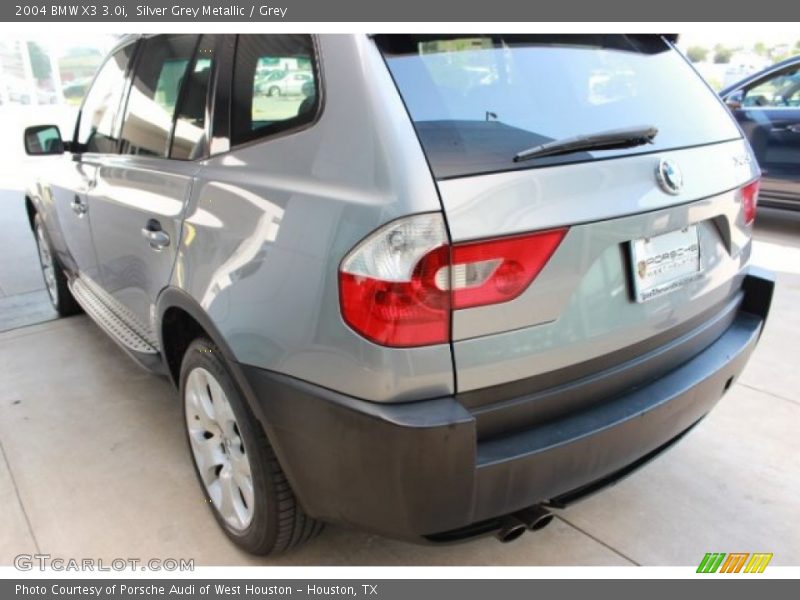 Silver Grey Metallic / Grey 2004 BMW X3 3.0i