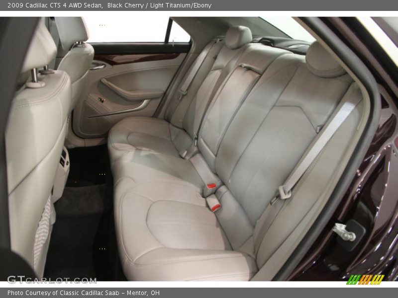 Black Cherry / Light Titanium/Ebony 2009 Cadillac CTS 4 AWD Sedan