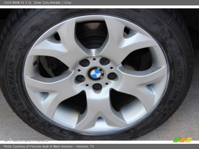 Silver Grey Metallic / Grey 2004 BMW X3 3.0i