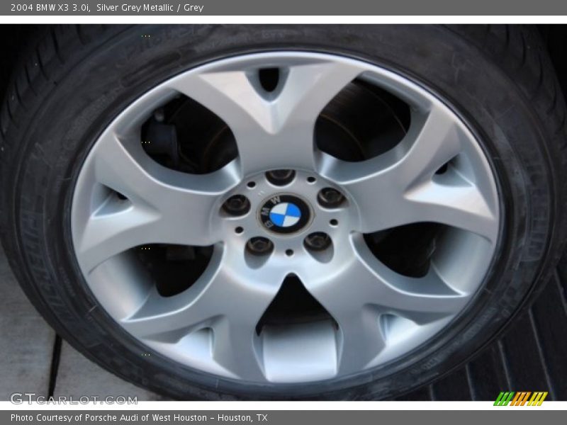 Silver Grey Metallic / Grey 2004 BMW X3 3.0i