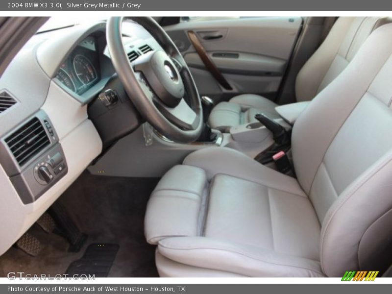 Silver Grey Metallic / Grey 2004 BMW X3 3.0i