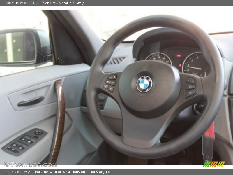 Silver Grey Metallic / Grey 2004 BMW X3 3.0i