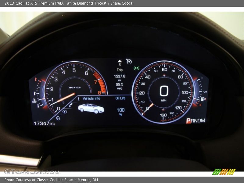 White Diamond Tricoat / Shale/Cocoa 2013 Cadillac XTS Premium FWD