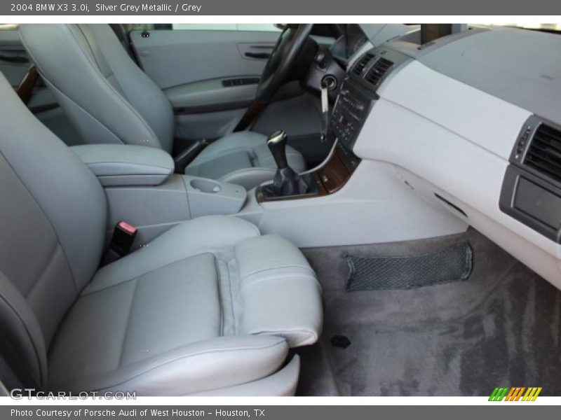 Silver Grey Metallic / Grey 2004 BMW X3 3.0i
