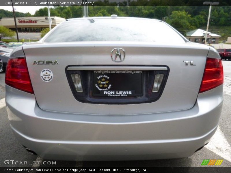 Alabaster Silver Metallic / Ebony 2006 Acura TL 3.2