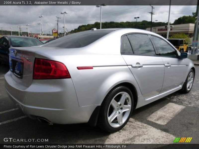 Alabaster Silver Metallic / Ebony 2006 Acura TL 3.2