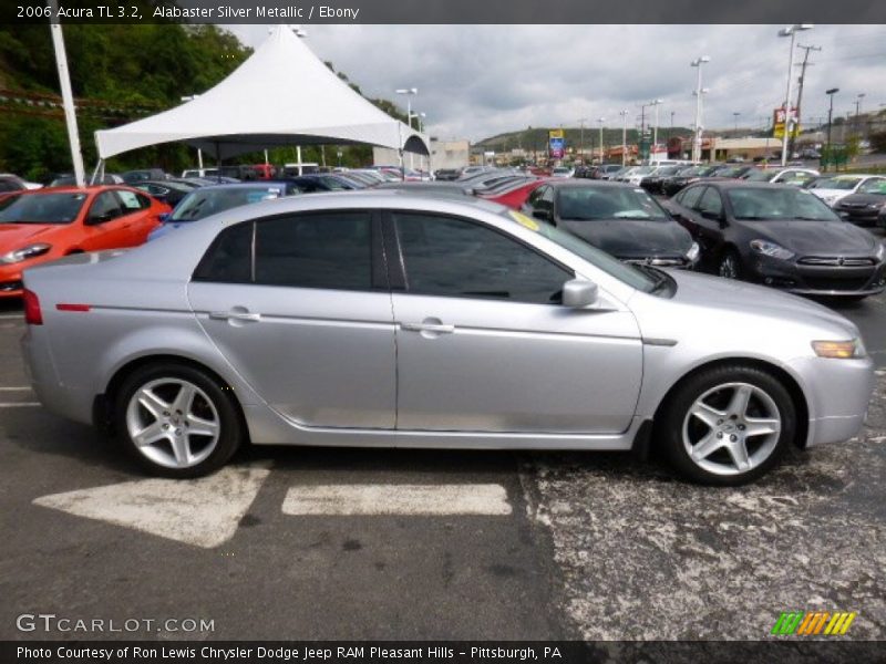 Alabaster Silver Metallic / Ebony 2006 Acura TL 3.2
