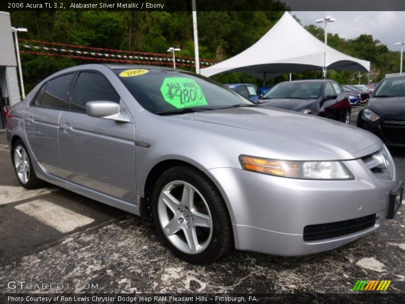 Alabaster Silver Metallic / Ebony 2006 Acura TL 3.2