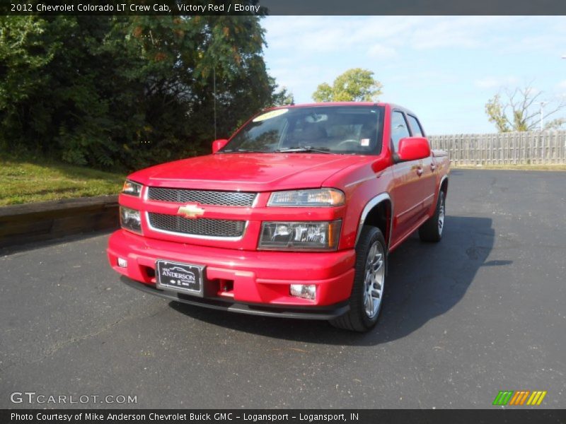 Victory Red / Ebony 2012 Chevrolet Colorado LT Crew Cab