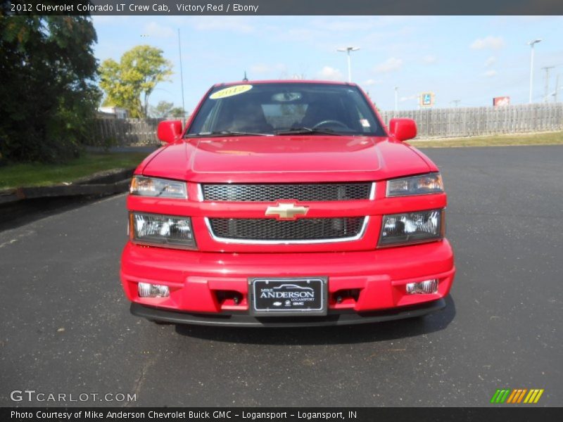 Victory Red / Ebony 2012 Chevrolet Colorado LT Crew Cab