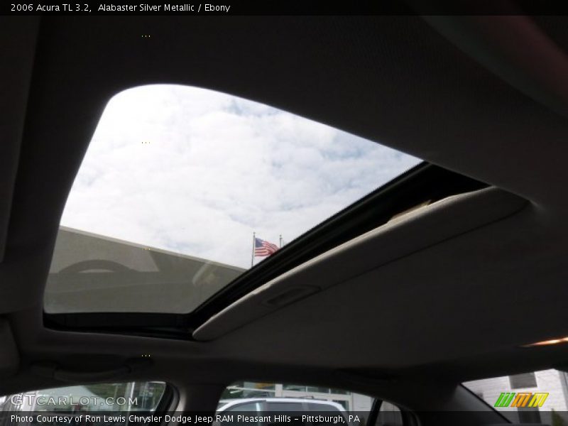 Alabaster Silver Metallic / Ebony 2006 Acura TL 3.2