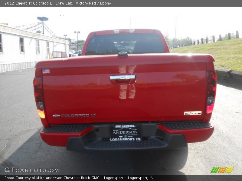 Victory Red / Ebony 2012 Chevrolet Colorado LT Crew Cab