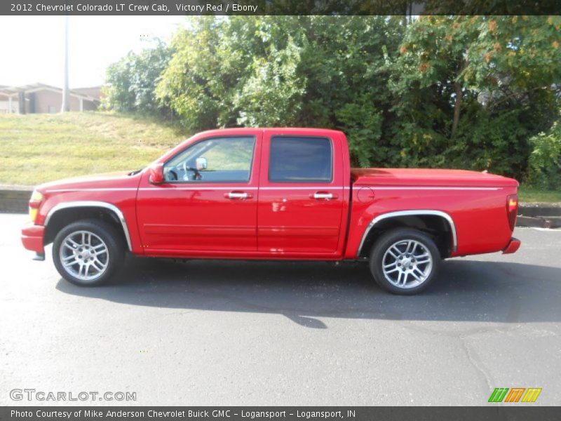 Victory Red / Ebony 2012 Chevrolet Colorado LT Crew Cab