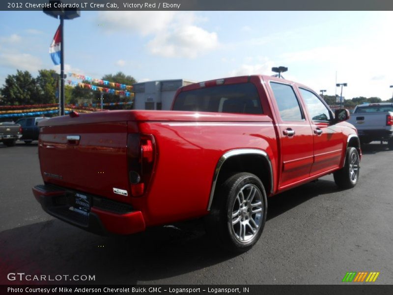 Victory Red / Ebony 2012 Chevrolet Colorado LT Crew Cab