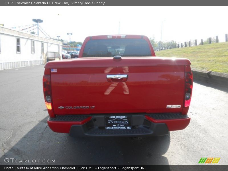 Victory Red / Ebony 2012 Chevrolet Colorado LT Crew Cab