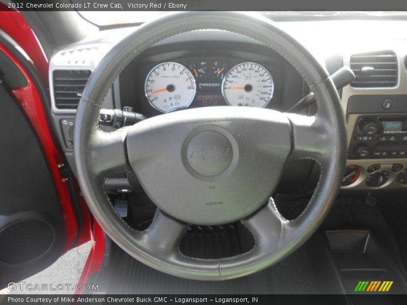 Victory Red / Ebony 2012 Chevrolet Colorado LT Crew Cab